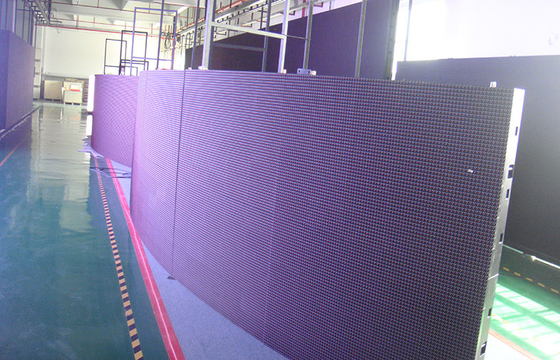 Outdoor Waterproof Full Color Curved LED display , P20 1RGB LED Billboards