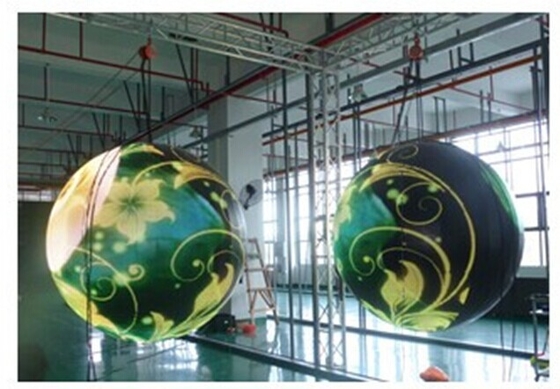 Hanging Indoor full color Led Display Ball P5 Large Led Screen Ball