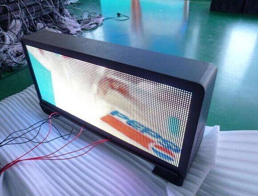 Outdoor P5 Taxi Top Led Display / Taxi Rooftop Advertising Signs