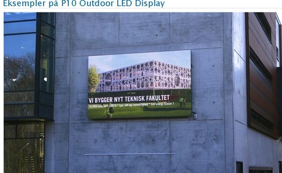 P10 Outdoor LED Billboard High Definition Full Color Advertising